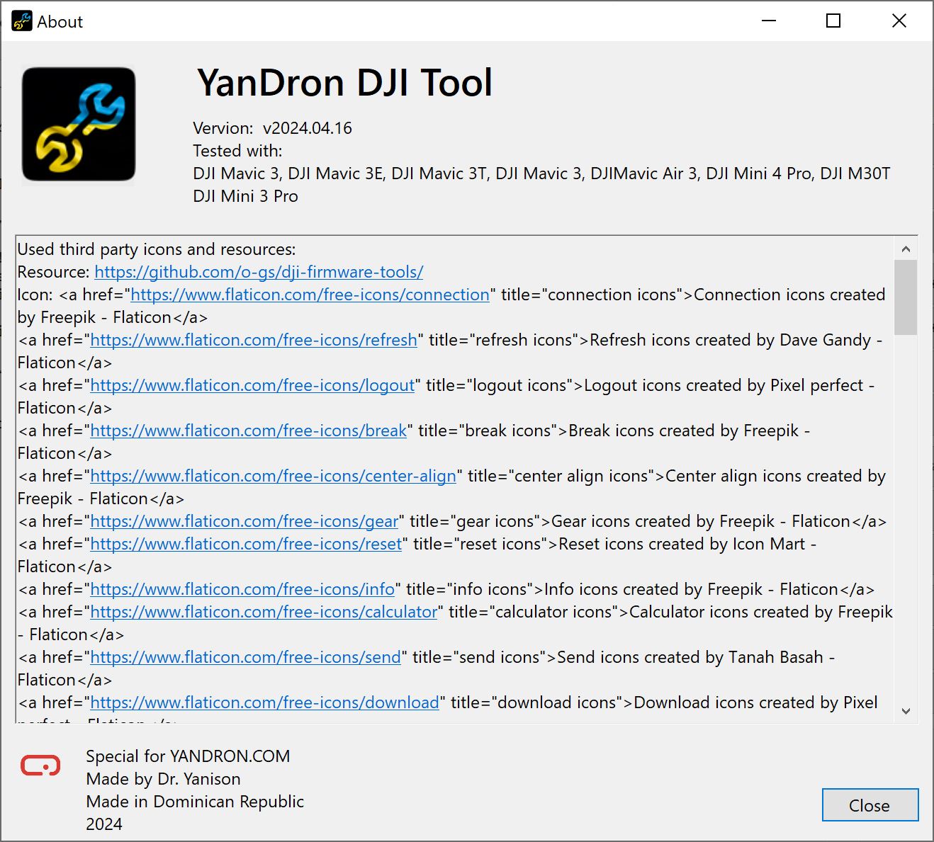 YanDron Dji Tool V1.0